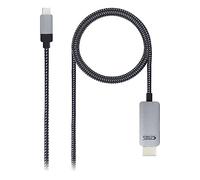 Nano Cable 10.15.5102 - Cavo convertitore da USB-C a HDMI, nero, 1,8 metri