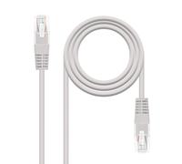 Nanocable 10.20.0115 - Cavo di rete Ethernet RJ45 Cat. 5E UTP AWG24, grigio, 15 mts