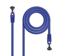 Nano Cable 10.20.2000-BL - Cavo di rete patch RJ45, Cat.8.1, 2GHz, LSZH, SSTP, AWG26, Blu, 0.5 m