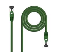 Nano Cable 10.20.2000-GR - Cavo di rete patch RJ45, Cat.8.1, 2GHz, LSZH, SSTP, AWG26, Verde, 0.5 m