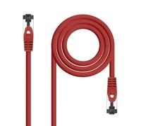 Nano Cable 10.20.2000-R - Cavo di rete patch RJ45, Cat.8.1, 2GHz, LSZH, SSTP, AWG26, Rosso, 0.5 m