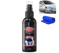 Nano Car Scratch Removal Spray, Car Nano Paint Coating Agent, Fast Repair Scratches Repairing Polish Spray with Towel (100ml,1PCS)