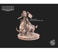 Nano Cavalleria Miniatura Set Cinghiale Reiter Figura per Ttrpg's Come D 5e