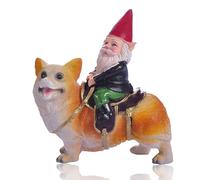 Nano da giardino in resina per esterni, statuetta nano da giardino, 15 x 7,5 x 7,5 x 7,5 cm, resistente alle intemperie, statua nana per giardino, giardino, giardino, balcone, terrazza, decorazione