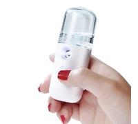 Nano Facial Mister, Mini Face Steamer, Handy Mist Sprayer, Ultrasonic Atomization, Refillable Water Tank, USB Charging Port, Perfect for Skin Care, Daily Makeup, Hydration Routine, 3.94x1.57 inches
