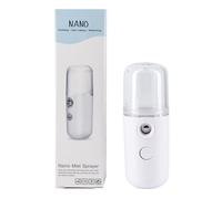 Nano Facial Mister - Vaporizzatore facciale portatile, compatto e pratico, con idratazione continua, umidificatore ideale per idratazione profonda e rinfrescarsi in qualsiasi momento., bianco, Refer