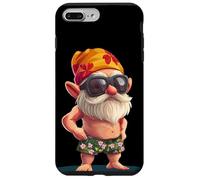Nano fresco con occhiali da sole per gli amanti delle vacanze degli gnomi Custodia per iPhone 7 Plus/8 Plus
