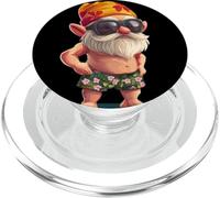 Nano fresco con occhiali da sole per gli amanti delle vacanze degli gnomi PopSockets PopGrip per MagSafe