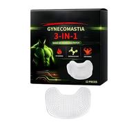 Nano Microneedle Chest Patch, 12 Pieces Breathable Skin Care Patch, Soothing Moisture Lock Technology, Lightweight Firming Body Patches for Home Beauty Routine and Smoothing Chest Area, 5.12 Inch