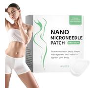 Nano Microneedle Patch | Patch Nano Microneedle naturale mantiene le curve del corpo | Cerotti microneedle per donne e uomini, rassodante pelle e corpo modellante patch per addome braccia