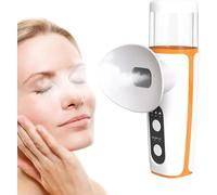 Nano nebulizzatore for occhi, terapia a vapore for sollievo oculare, con modalità di impacco freddo e caldo, 3 maschere for occhi riscaldate portatili e regolabili a temperatura(White)