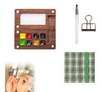 Nano Palette Watercolor, Pocketartist Watercolor Travel Set, Pocket Artist Watercolor Travel Set, The Complete Nanopalette Set, Mini Water Color Paint Set, Nanopalette Mini Watercolor Paint Set(F)