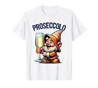 Nano Proseccolo amanti del prosecco scritte divertente Maglietta
