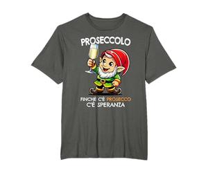 Nano Proseccolo Finche c'e Prosecco Uomo Amanti prosecco Maglietta