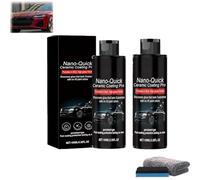 Nano-Quick Ceramic Coating Pro for Automobiles, Car Scratch Removal, Effect Coating Agent, Powerful Scratch Remover (2pc)
