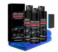 Nano-Quick Ceramic Coating Pro for Automobiles,Featuring Advanced Ceramic Technology for Dust-Proof Glass Effect and Lasting Luster (3PCS)