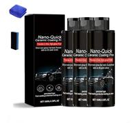 Nano-Quick Ceramic Coating Pro per automobili, 300 ml, Nano Quick Coat Restore-Coating, con tecnologia avanzata in ceramica per effetto vetro antipolvere e lucentezza duratura