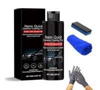 Nano Quick Coat Restores, 120ml Nano-Quick Ceramic Coating Pro, Nano Ceramic Spray for Car Detailing, Quick Effect Coating Agent for Car, Deep Gloss Shine Long-Lasting Polish (1Pcs)