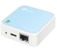TP-Link TL-WR802N router wireless Fast Ethernet Banda singola (2.4 GHz) Blu, Bianco