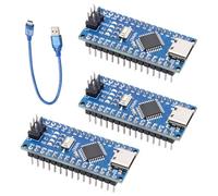 Nano Scheda di Sviluppo con CH340,Nano-V3 Scheda di Sviluppo,5V 16M Type-C Interfaccia microcontroller con cavo USB,Compatibile con Arduino Nano