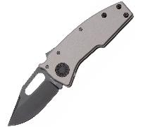 Nano-Shark® - Stealth - 20CV -Clip Point - Artillery Grey Aluminum
