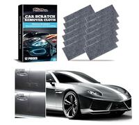 Nano Sparkle Cloth,12 cancella graffi panno auto, panno auto multifunzionale, compatibile con tutti i colori, riutilizzabile, lucidatura manutenzione e lucidatura