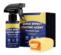 Nano Spray per auto | Agente di ristrutturazione per esterni | Spruzzo di rivestimento nano durevole per dettagli e restauro del corpo del veicolo | Brillo per pneumatici e vernici