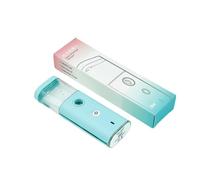 Nano spray portatile per il viso, umidificatore facciale per idratazione e cura della pelle, formato da viaggio, vaporizzatore viso idratante profondo (blu)