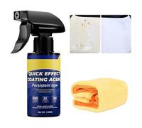 Nano Spray - Spray protettivo per vernice per veicoli | Soluzione per dettagli Nano Shine | Rivestimento polacco per restauro lucido per trattamento esterno antimacchia per uso automobilistico in gara