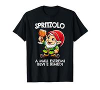 Nano Spritzolo A Mali Estremi Bevi E Rimedi Amanti Spritz Maglietta