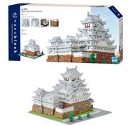 Nanoblock Castello di Himeji Deluxe - Set di Costruzione con Mini Blocchi | Kawada Nanoblock Bandai - Riproduzione dettagliata del celebre Castello di Himeji in Giappone, 2750 pezzi - NB051
