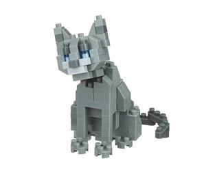 nanoblock - Cat Breed - Russian Blue, Collection Series Building Kit