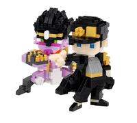 nanoblock - JoJo's Bizarre Adventure - Jotaro Kujo & Star Platinum Character Collection Series 550 pezzi Kit di costruzione