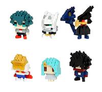 nanoblock - My Hero Academia - My Hero Academia Vol. 3 (set completo di scatola cieca), kit di costruzione serie mininano