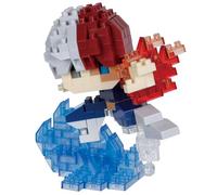 Nanoblock - My Hero Academia - Shoto Todoroki Ver. 2, kit di costruzione della serie Character Collection
