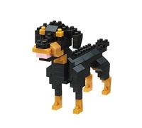 Nanoblock Rottweiler Mini Mattoncini Puzzle 140 Pezzi NBC-263 Cane Razza Nuovo