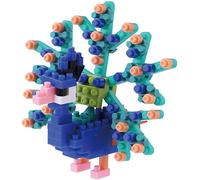Nanoblock Peacock, NBC-142 , Modelli/Colori Assortiti, 1 Pezzo