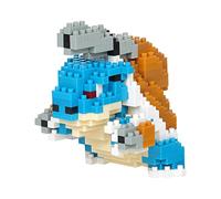 Nanoblock - Pokemon - Mega Blastoise (confezione da 12), serie Pokemon Nanoblock