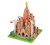 nanoblock - Sagrada Familia [Edifici di fama mondiale], Kit di costruzione serie Vista per vedere