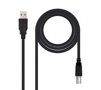 Cavo stampante Nanocable USB 2.0 da tipo A a tipo B maschio/maschio 4,5 m nero
