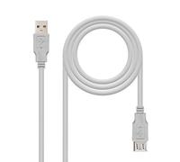 Cavo prolunga Nanocable USB 2.0 tipo A maschio/femmina 1 m Beige