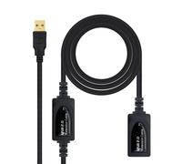 Nanocable Usb 2.0 Extender 15 M Nero