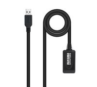Nanocable 10.01.0311 cavo USB 5 m USB 3.2 Gen 1 (3.1 Gen 1) USB A Nero