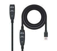 Nanocable 10.01.0312 cavo USB 10 m USB 3.2 Gen 1 (3.1 Gen 1) USB A Nero