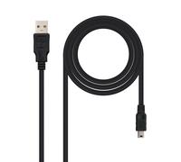 Nanocable 10.01.0401 cavo USB 1 m USB 2.0 USB A Mini-USB B Nero
