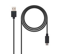 Cavo Nanocable USB tipo C a USB A maschio/maschio nero 1 m