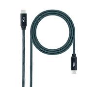 Cavo USB-C Nanocable USB 3.2 Gen2x2 100 W 4K 1,5 m NEW