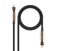 NANOCABLE 10.01.4605 - Cavo USB 3.2 Gen2x1 AOC, 60 W 3 A PD, 10 Gbps, 8K@60 Hz, USB-C M/M, 5 m, Nero