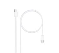 NANOCABLE 10.01.6002-CO USB-C 2.0 Cable 60W 3A USB-C Male to USB-C Male White 2
