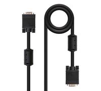 Nanocable 10.15.0103 cavo VGA 3 m VGA (D-Sub) Nero NEW